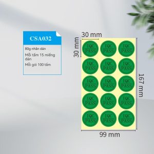 Nhãn Dán Mác Kiểm Tra