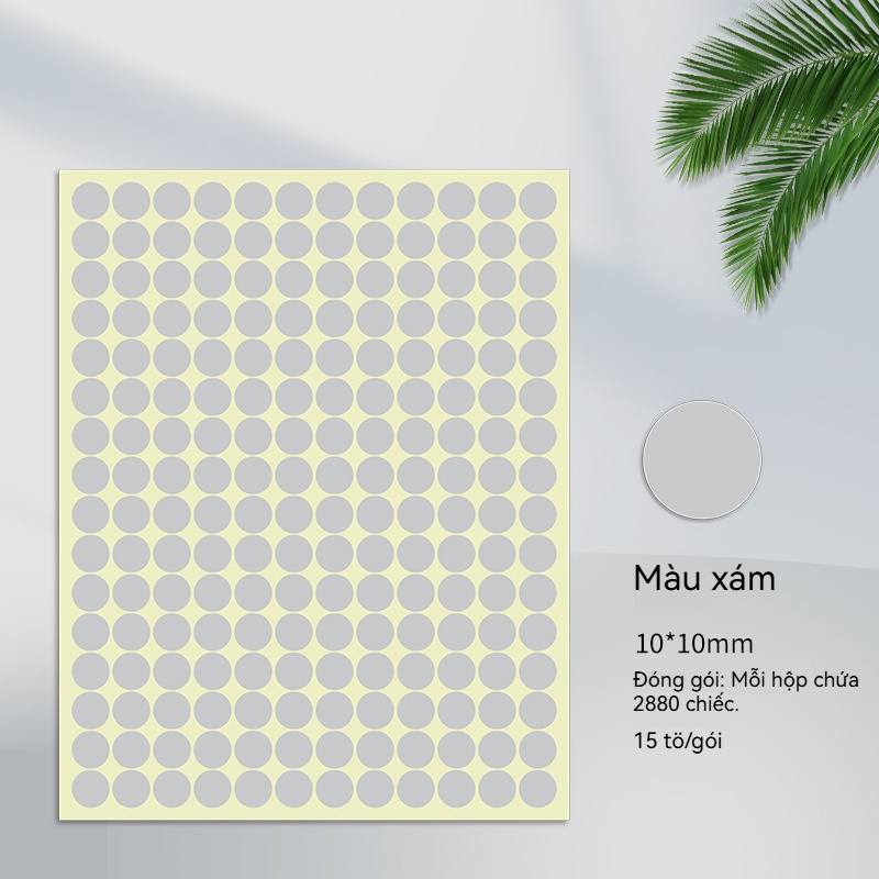 Nhãn Dán Màu 10mm - Ảnh 9