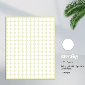 Nhãn Dán Màu 10mm