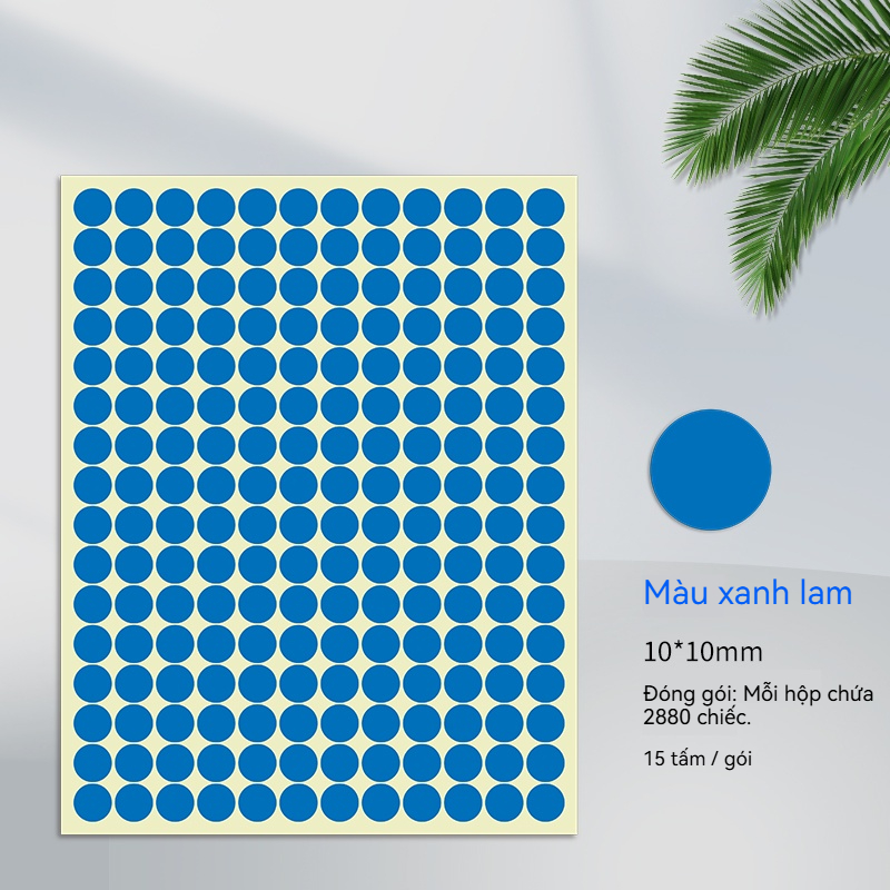 Nhãn Dán Màu 10mm - Ảnh 11