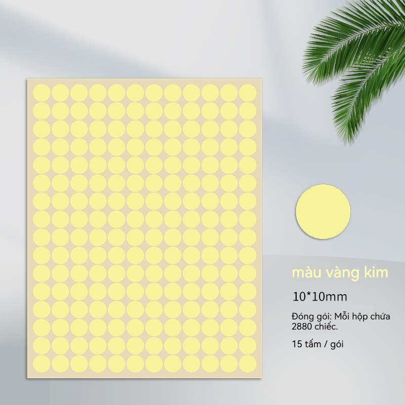 Nhãn Dán Màu 10mm - Ảnh 10