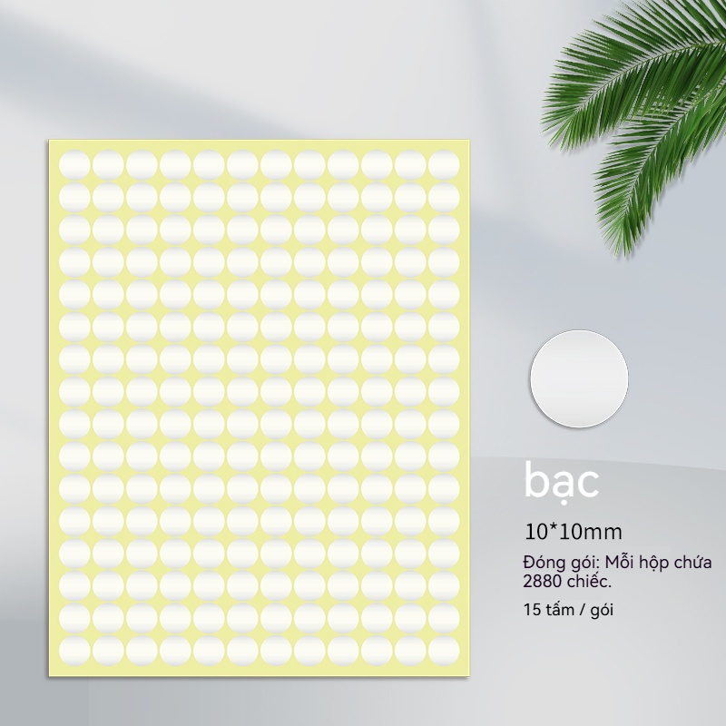 Nhãn Dán Màu 10mm - Ảnh 15