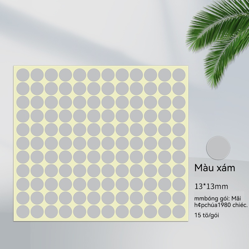 Nhãn Dán Màu 13mm - Ảnh 10