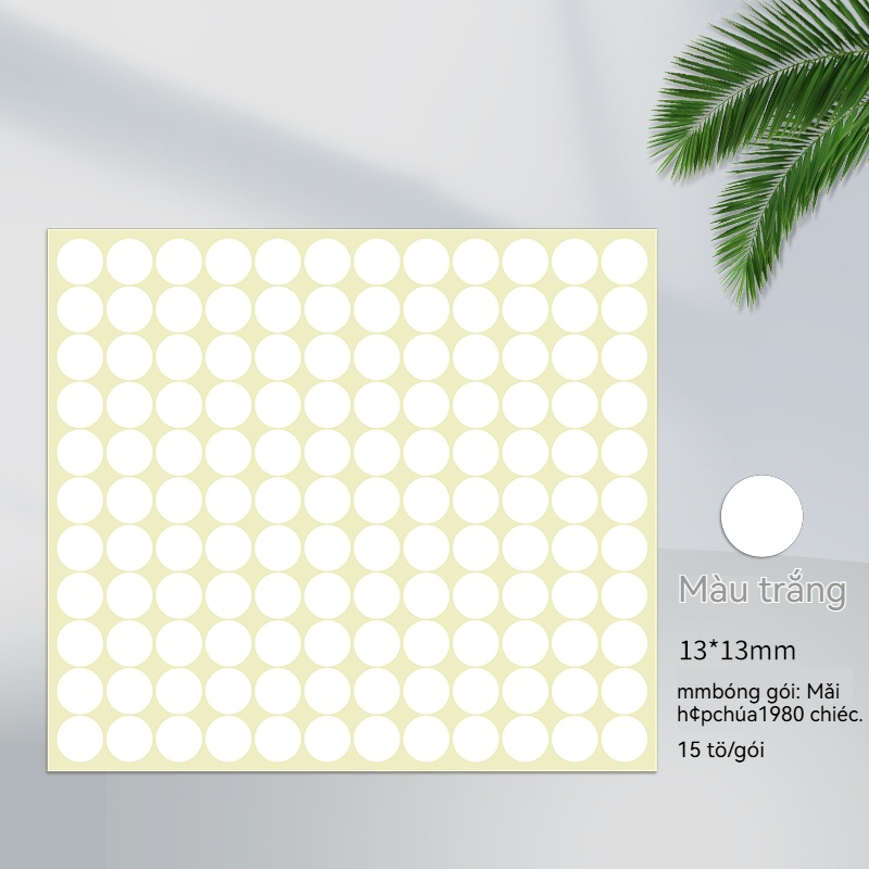 Nhãn Dán Màu 13mm - Ảnh 3
