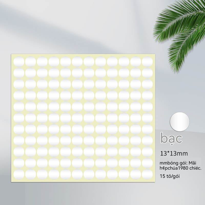 Nhãn Dán Màu 13mm - Ảnh 15