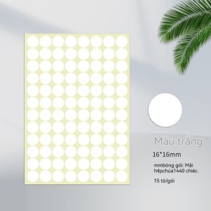 Nhãn Dán Màu 16mm