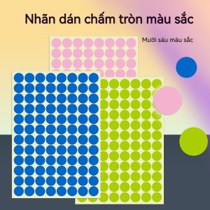 Nhãn Dán Màu 16mm